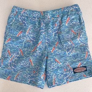 Vineyard vines swimming trunks for boys.